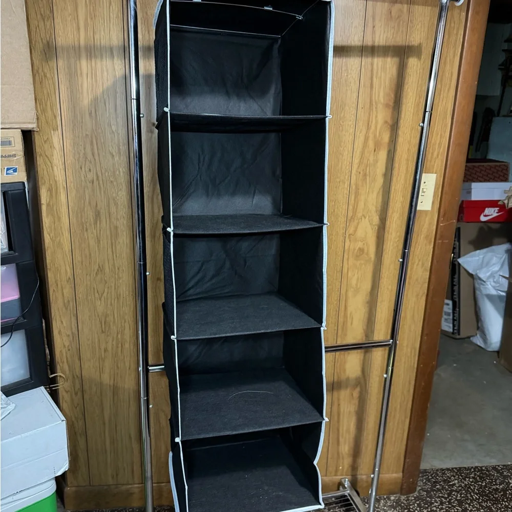 Black Hanging Closet Organizer